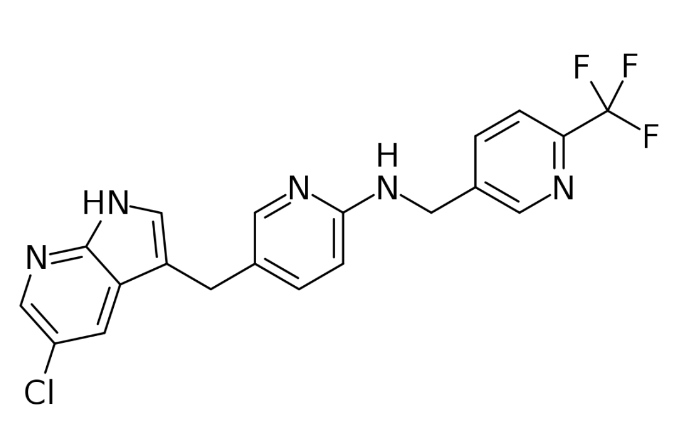 Pexidartinib分子結(jié)構(gòu)式