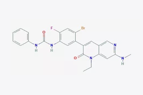 Ripretinib分子結(jié)構(gòu)式