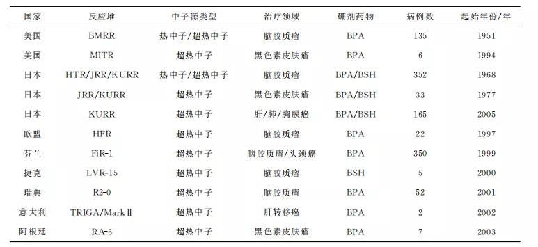 日本硼中子俘獲治療接收中國患者